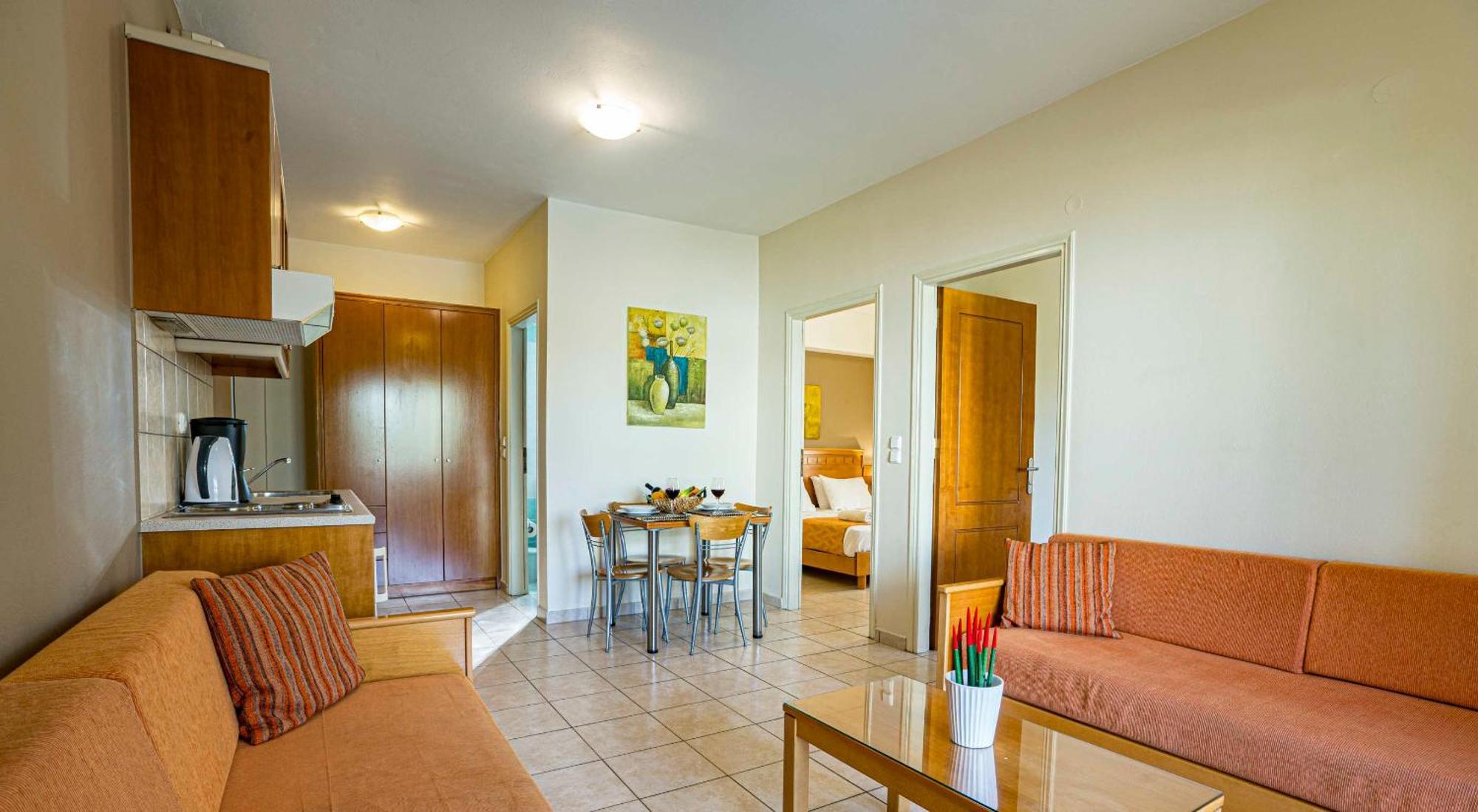 Helios Apartments Kato Daratso Oda fotoğraf